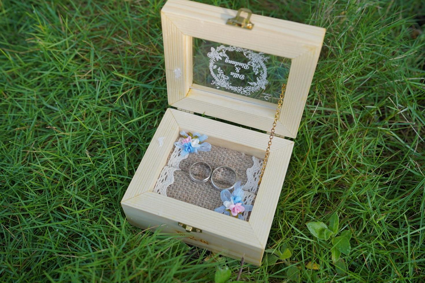 Engraved Wooden Box