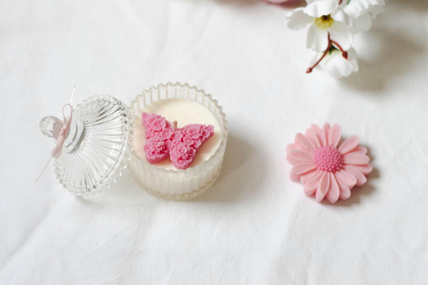 Handcrafted Butterfly Candle
